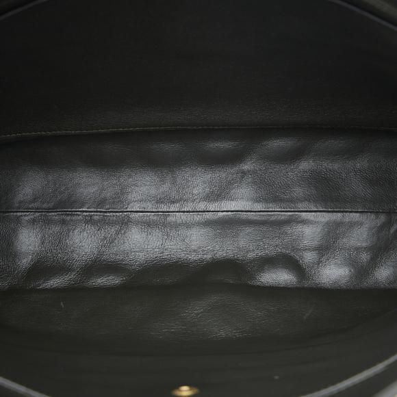 Chanel Coco Mark Chain Tote Bag Lambskin Black Gold - Picture 4 of 8